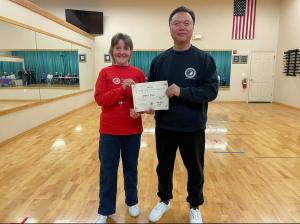 Alex Dong and Theresa Certificate photo