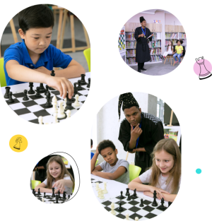 Children playing chess