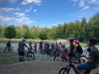 Mountain Bikers ready to ride.