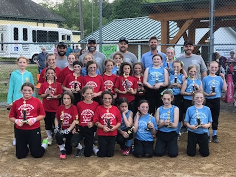 Team 10u 1st & 2nd Place